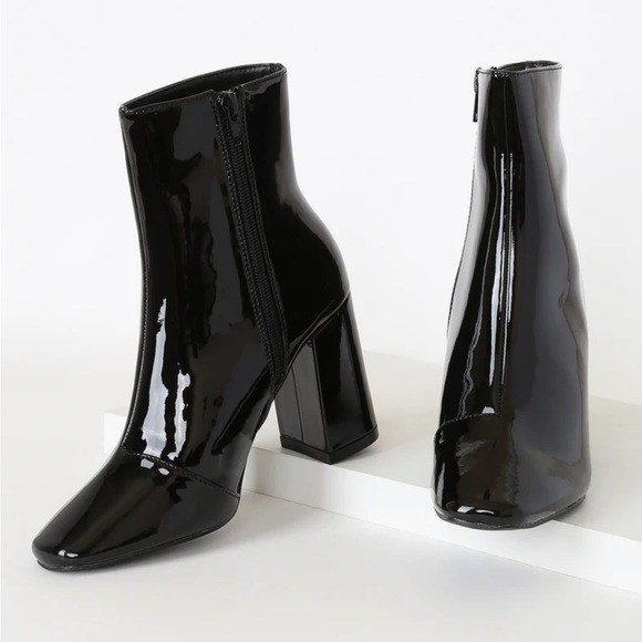 Lulus Patent Bootie - Picture 2 of 12